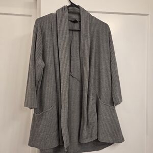 Link Gray Textured Cardigan